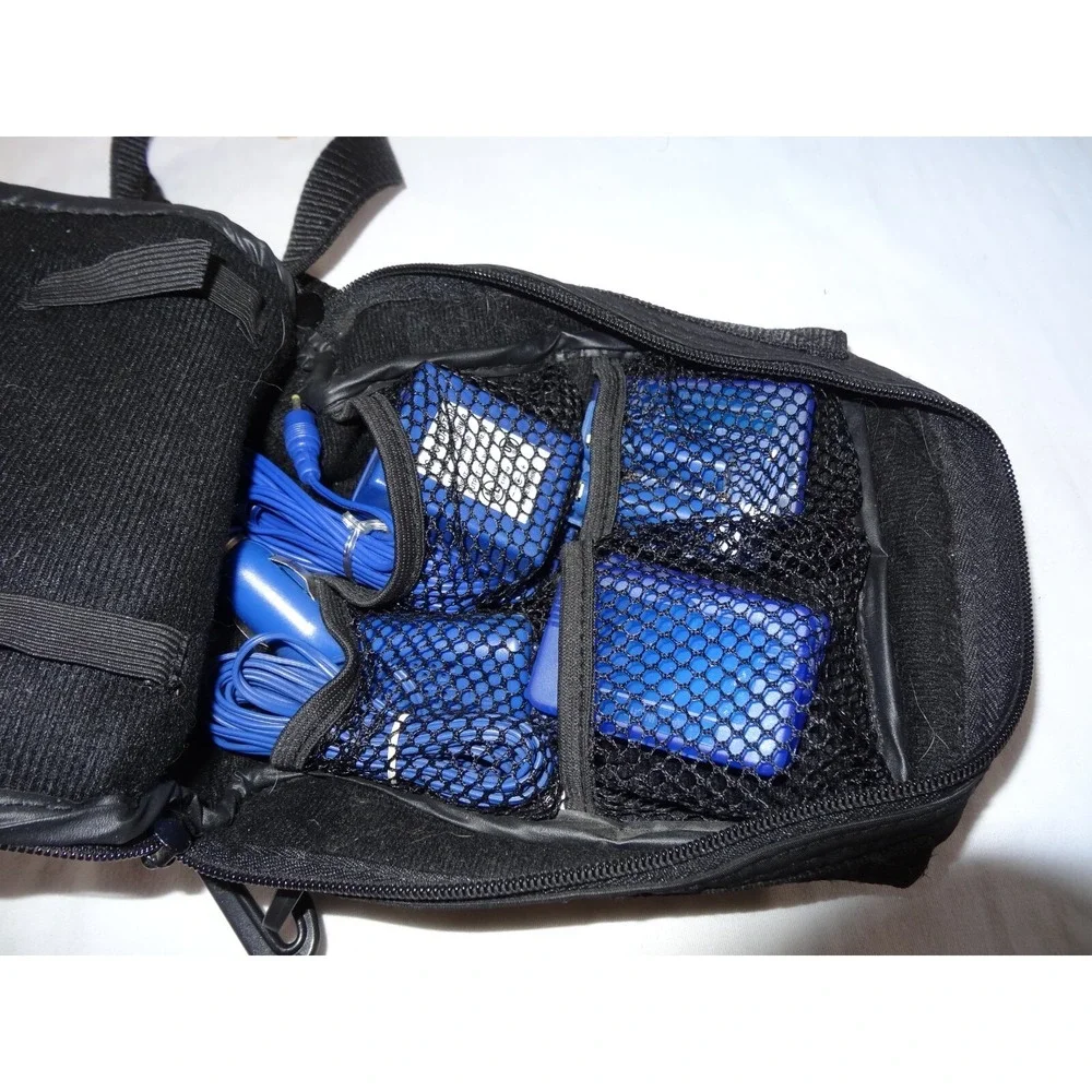Intec Nintendo Game Boy Advance Black Carrying Case Travel Bag With Accessories‎
